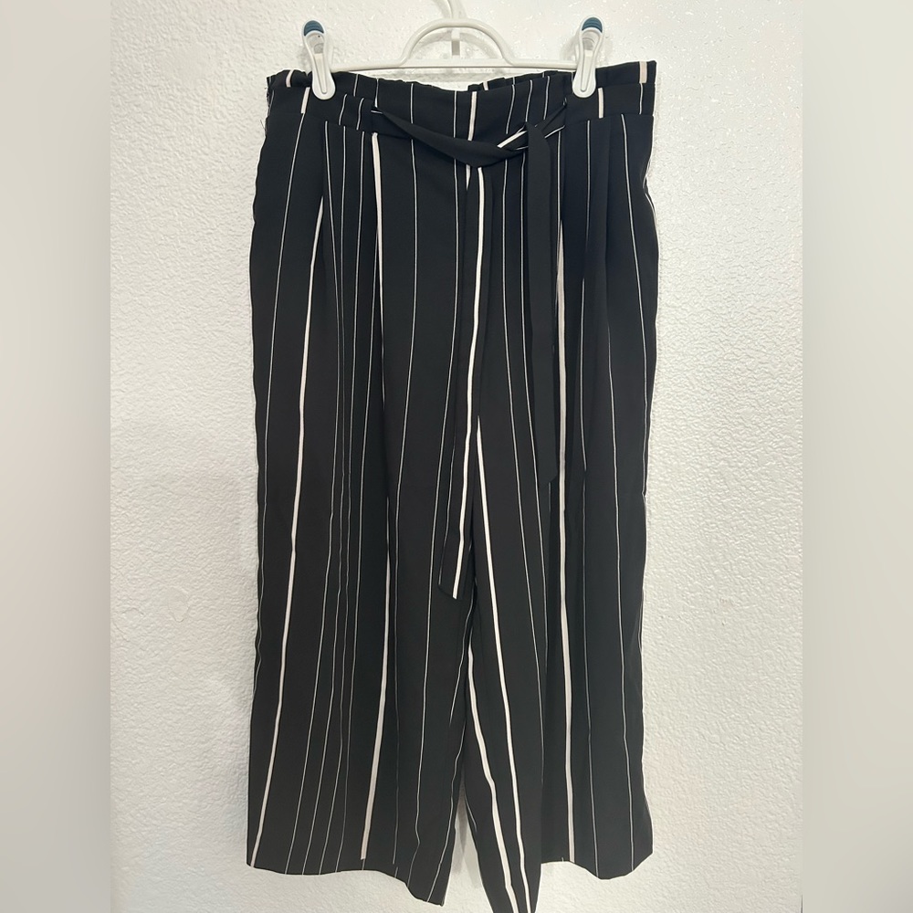 Wide leg, elastic waist pants